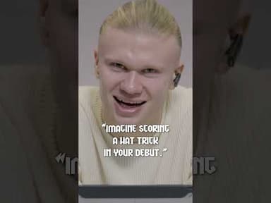 Scoring a hat-trick in my Champions League debut!