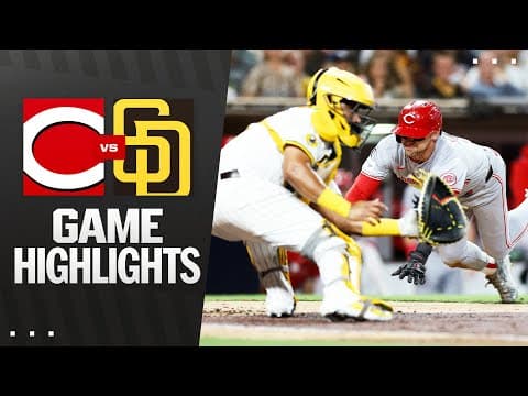Reds vs. Padres Game Highlights (9/10/25) | MLB Highlights