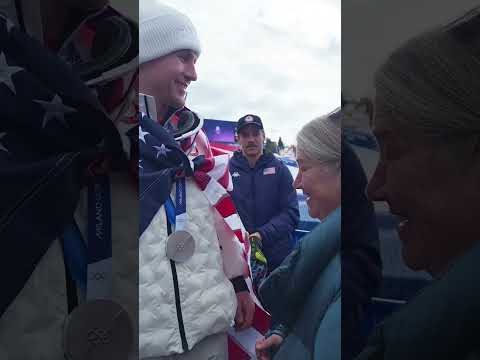 Ryan Cochran-Siegle's mom is his biggest fan 🥹❤️