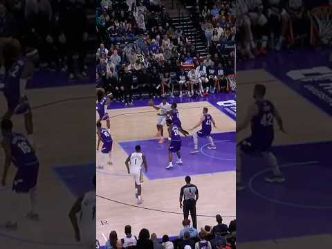 Derik Queen drops dime to Yves Missi on and-one dunk #pelicans #highlights #nba