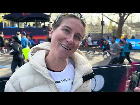 Annie Rodenfels after winning 2025 NYRR Dash to the Finish