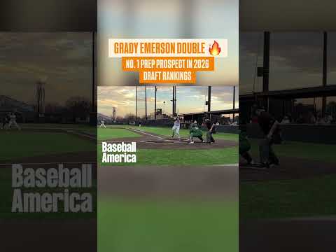 Early looks at Grady Emerson 👀 #baseball #mlbdraft