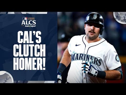 Cal Raleigh TIES THE GAME with a HUGE HOMER and T-Mobile Park is ROCKING! 🔱