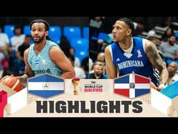 Nicaragua 🇳🇮 v Dominican Republic 🇩🇴 | Highlights | FIBA Basketball World Cup 2027 Americas Qualif.