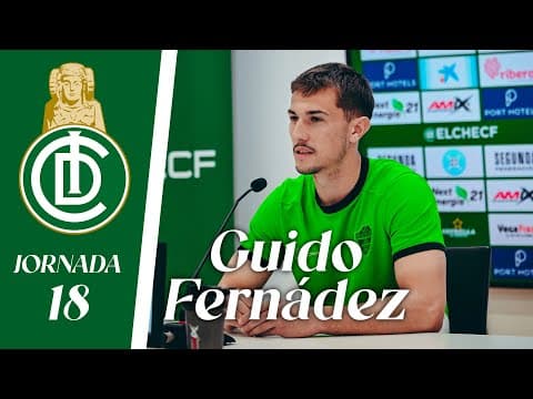 RUEDA DE PRENSA | Guido Fernández habla sobre Las Palmas Atlético - Elche Ilicitano | Jornada 18