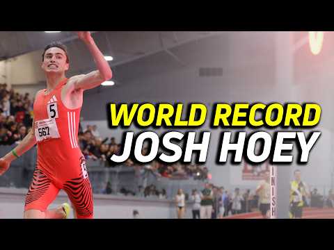 WORLD RECORD, Josh Hoey Soars To 1:12.84 Indoor 600m At 2025 BU Opener