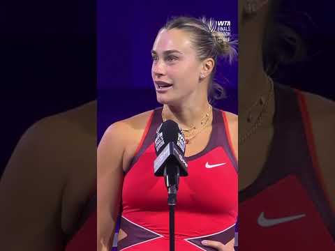 And they get to learn from the best 🫶#WTA #WTAFinalsRiyadh #ArynaSabalenka