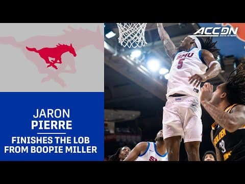 SMU's Boopie Miller Finds Jaron Pierre For A Crowd Pleasing Finish