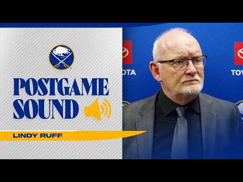 "Our Goalie Played Great For Us" | Lindy Ruff After 2-1 Win Over New Jersey Devils | Buffalo Sabres
