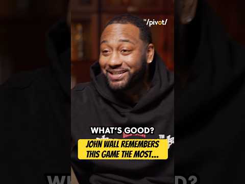 Out of all the basketball games, John Wall says this one is what stands out the most #nba