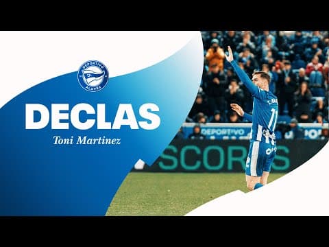Toni Martínez: "Lo único que quiero es seguir aportando goles" | Deportivo Alavés