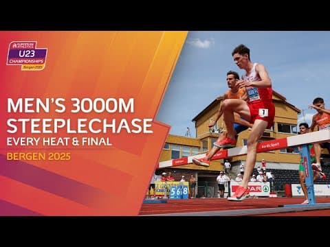 Barrier Breakers! 💥 EVERY Heat & Final of the Men’s 3000m Steeplechase | Bergen 2025