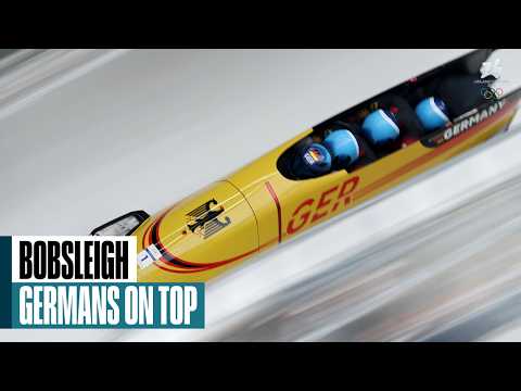 Germany 1-2, Great Britain 3rd after four-man bobsled Run 1