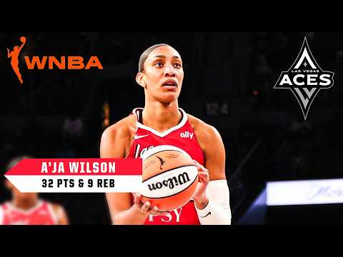A’ja Wilson drops 32 in Aces’ win over the Wings 🔥 | WNBA on ESPN