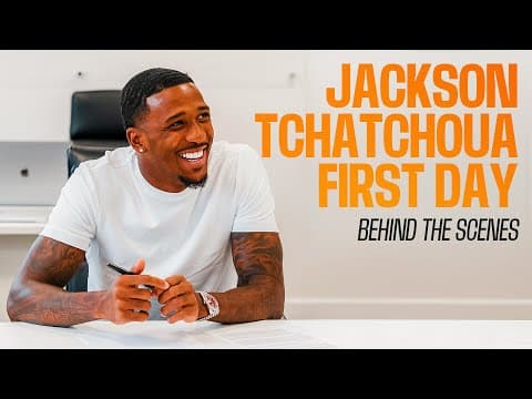 Jackson Tchatchoua's first day as a Wolves player! | Behind the scenes