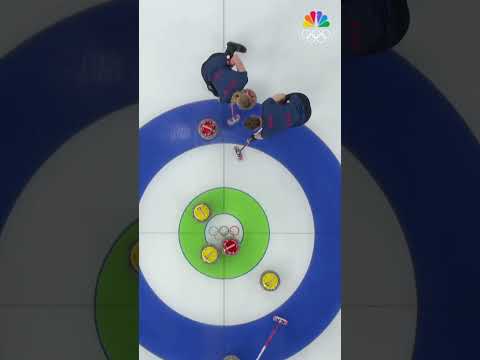 Team Great Britain holds off Team Canada in a 7-6 curling thriller. 🥌🇬🇧