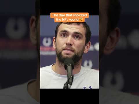 When Andrew Luck retired from the NFL 😶