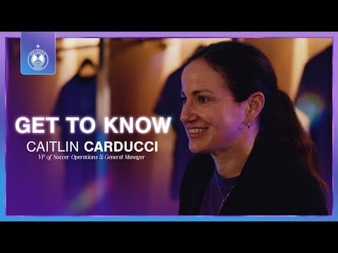 Get to Know | VP of Soccer Operations and General Manager Caitlin Carducci