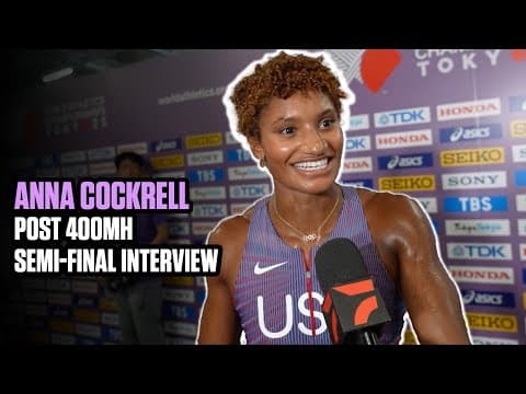 Anna Cockrell Reacts to 53.28 Semi-Final Win | World Championships Tokyo 2025
