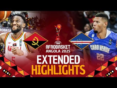 One for the home crowd! Angola 🇦🇴 defeat Cape Verde 🇨🇻 in front of 12,700 fans at #AfroBasket 2025
