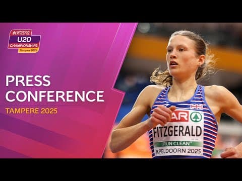 Press Conference | Tampere 2025 European Athletics U20 Championships