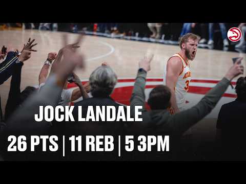 Jock Landale goes NUCLEAR in Hawks Debut with 26 Points, 5 Threes