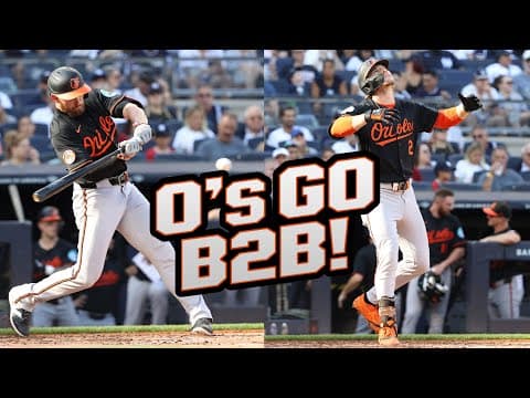 Jordan Westburg and Gunnar Henderson play spoiler and belt back-to-back homers vs. the Yankees! 👀