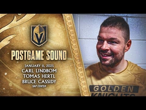 🎥 POSTGAME SOUND: Lindbom, Hertl & Cassidy