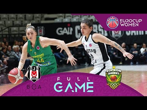 LIVE - Besiktas BOA v Sopron Basket | EuroCup Women 2025-26 | Play-Off Round 1