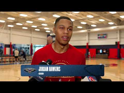 Jordan Hawkins on Jeremiah Fears, season opener vs. Grizzlies| New Orleans Pelicans