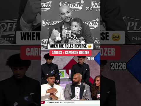 The roles were reversed at the NBA Draft 👀