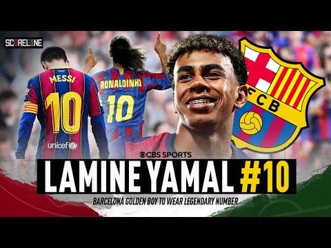 LAMINE YAMAL To Wear Legendary #10 For Barcelona | Messi, Ronaldinho, Maradona | Scoreline