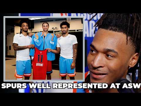 Stephon Castle on Having Spurs Well Represented at All-Star Weekend