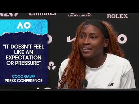 Coco Gauff Press Conference | Australian Open 2026 Second Round
