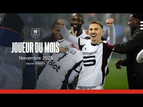 Leader naturel et compétiteur né, Valentin Rongier élu joueur du mois de Novembre