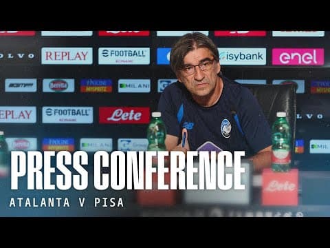 Atalanta-Pisa | La conferenza stampa di Ivan Jurić 📹🎙️ | 1ª Serie A Enilive 2025/26