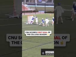 The FIRST GOAL of the 2026 College Lacrosse Season 👏 #shorts