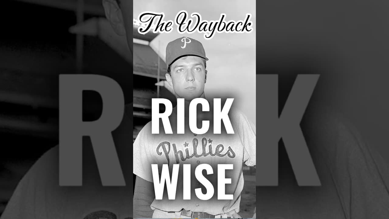Throwback: Phillies Rick Wise. The Man that brought the Hall of Famer.