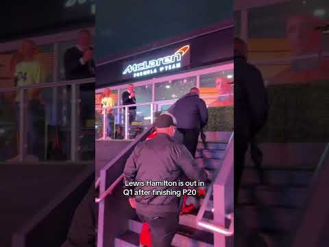 Lewis Hamilton is out in Q1