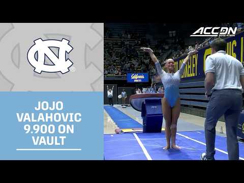 North Carolina's JoJo Valahovic Ties For 1st On Vault With A 9.900 | 2026 ACC Gymnastics