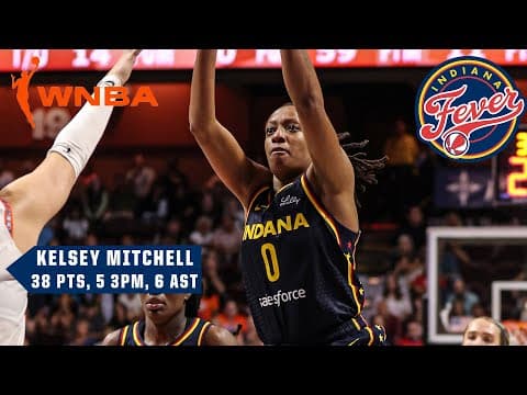 Kelsey Mitchell’s 38 PTS fuel Fever’s huge comeback vs. Sun | WNBA on ESPN