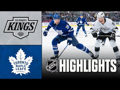 NHL Highlights | Kings vs. Maple Leafs | November 13, 2025