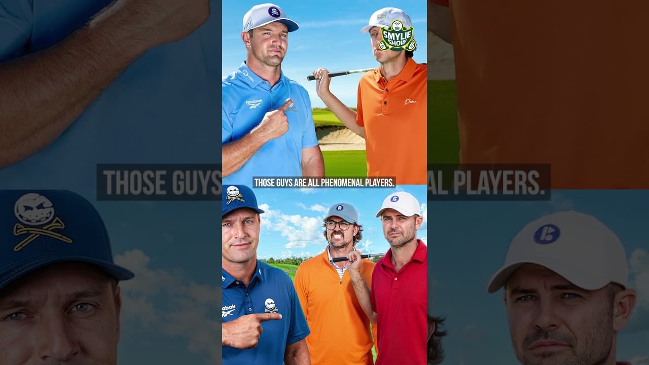 Pro golf or content? ⛳️ 📺 #golf #pgatour #LIV #youtubegolf #smylieshow