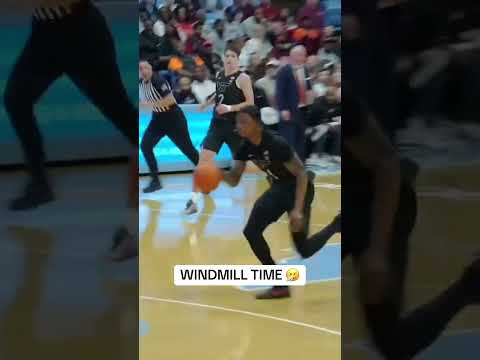 Tobi La-windmill 😤 #collegebasketball #accbasketball #slamdunk #basketball #virginiatech