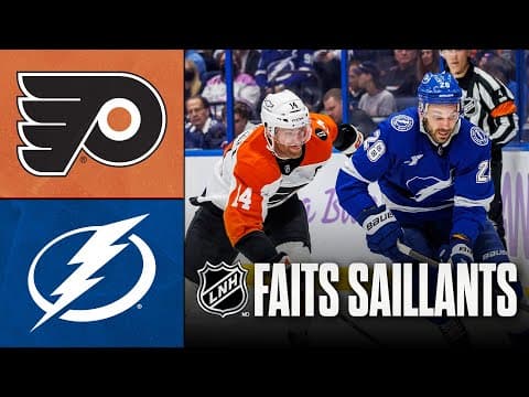 Flyers vs Lightning 24/11/25 | Faits saillants
