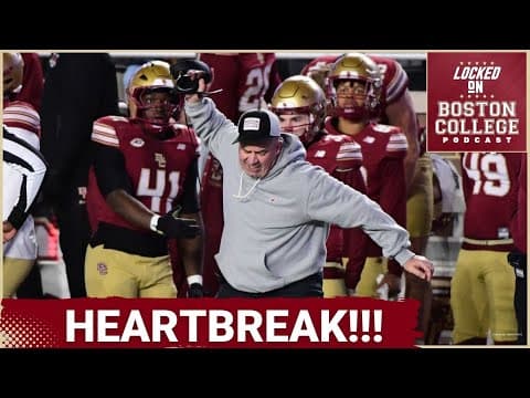 FIRED UP: Boston College Offense SURPRISES but Haynes King, Georgia Tech Escapes With Win