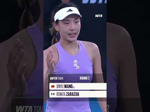 #WangXinyu advances to the quarterfinals 🤩 #WTA #ASBClassic26