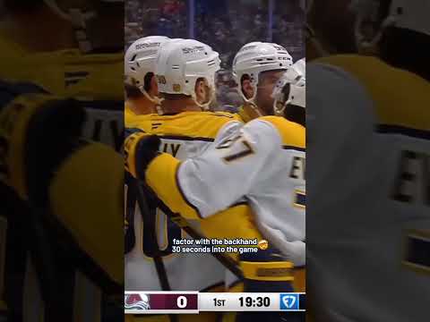 ROR SCORES 30 SECONDS INTO THE GAME 🤯 #predsnhl