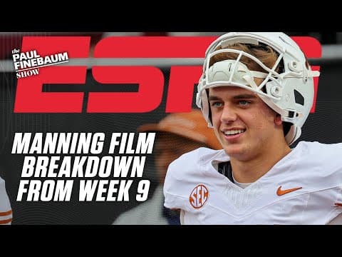 Arch Manning FILM BREAKDOWN 🎥 Texas' comeback win over Mississippi State | The Paul Finebaum Show