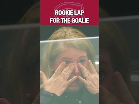 Rookie lap got Mom emotional